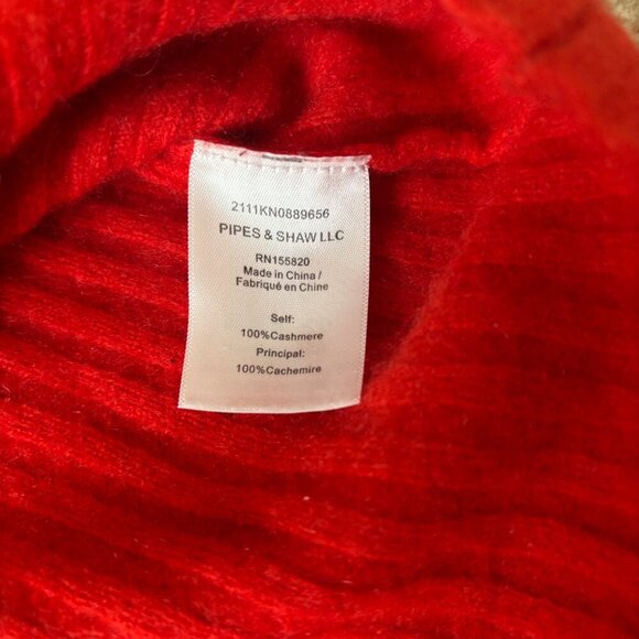 Veronica Beard‎ Lazana Cardigan Womens Size Large Orange Cashmere Preppy Luxury - Picture 7 of 7